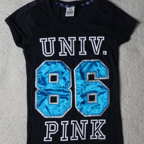 PINK Victoria's Secret Tops - Victoria's Secret Pink Univ. 86 Pink X-Small